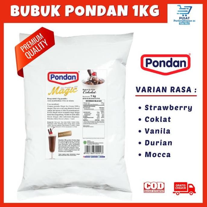 

CO BUBUK ES KRIM PONDAN COKLAT PREMIX ES CREM INSTAN 1 KG TEPUNG BAHAN ESKRIM
