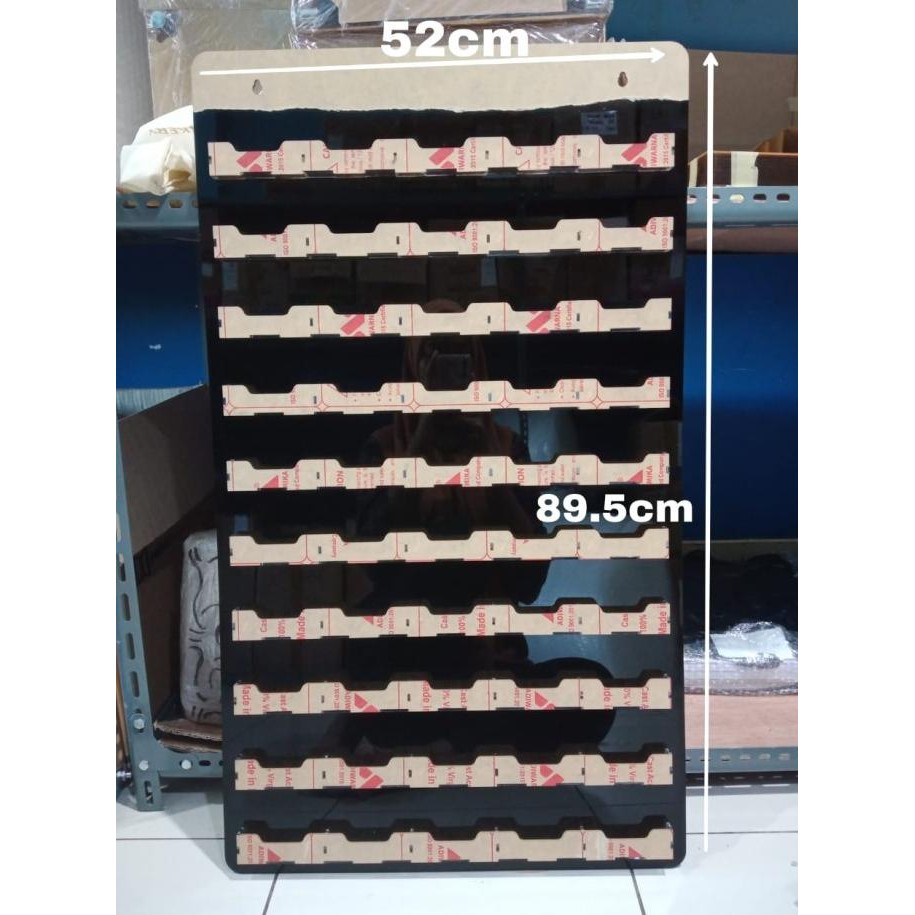 

Rak Kartu Ktp Isi 48 & 50 Bahan Acrylic Bening / Display Card Akrilik