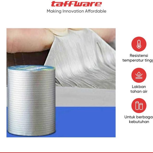 

Taffguard Laban Alunium Foil Butyl Adheive Duct Tape 20Cm10