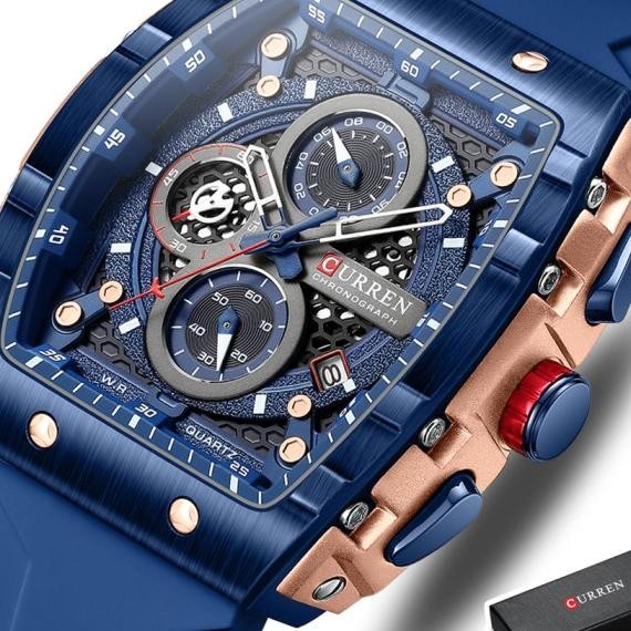 Curren Jam Tangan Pria Anti Air Chrono Atif Jam Tangan Cowo