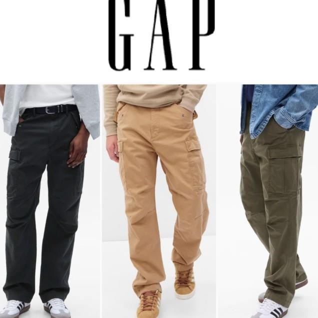 Celana Cargo Panjang Gap Cargo Pria Baru