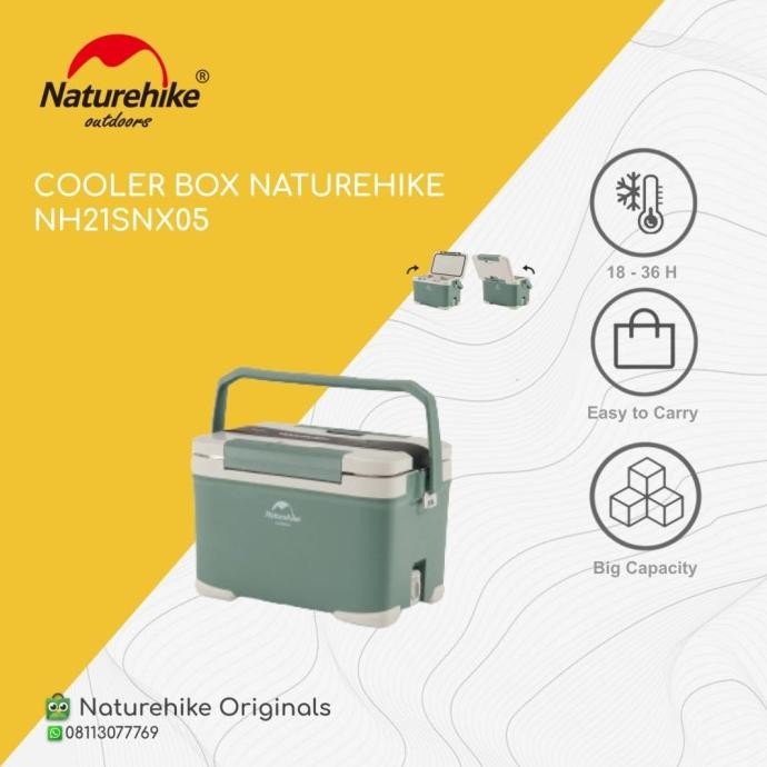 CO COOLER BOX PENDINGIN MAKANAN MINUMAN CAMPING NATUREHIKE NH21SNX05