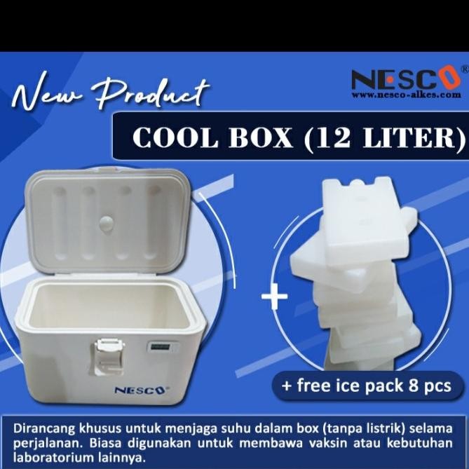 CO Cool Box Nesco 12 Liter / Cool Box Vaksin