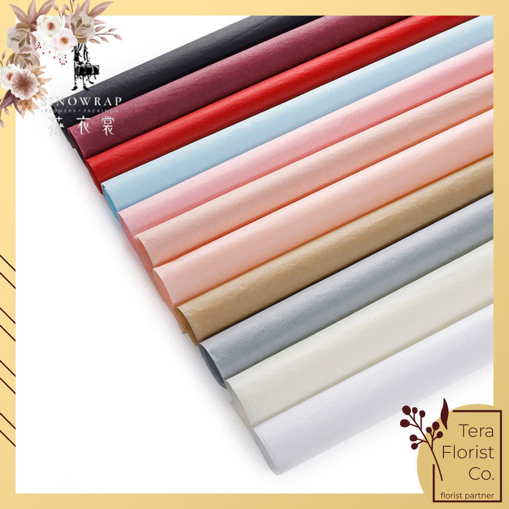 

RN 40 Lembar Sydney Paper Kertas Bunga Flower Wrapping Kertas Buket Wrap Paper Bungkus Bouquet