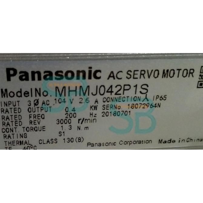 Promo Panasonic Motor Mhmj042P1S Ac Servo Motor Panasonic 400Watt Mhmj042P1S