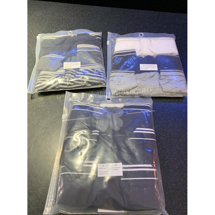 Celana Dalam Pria Giordano Boxer 1 Pack Isi 3Pcs New Sale Original Dan Terpercaya
