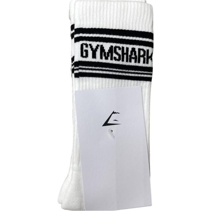 Gymshark Stripe Crew Single Socks 1Pk (100% Original) Gym Shark Kaos Kaki Gym Shark Fitness Original