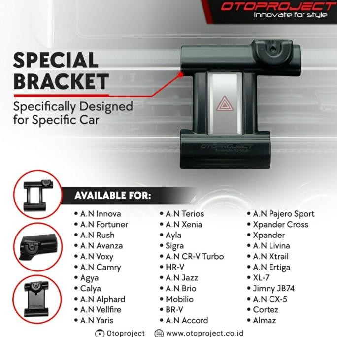 Car Phone Holder Honda Brv Holder Hp Mobil Otoproject Original Dan Terpercaya