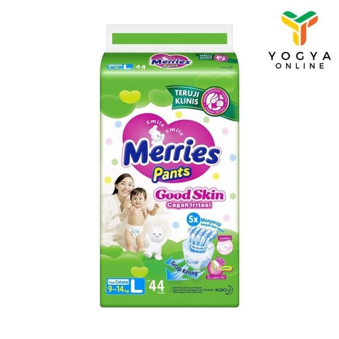 BERKUALITAS MERRIES PANTS GOOD SKIN L44 1C4 POPOK SEKALI PAKAI