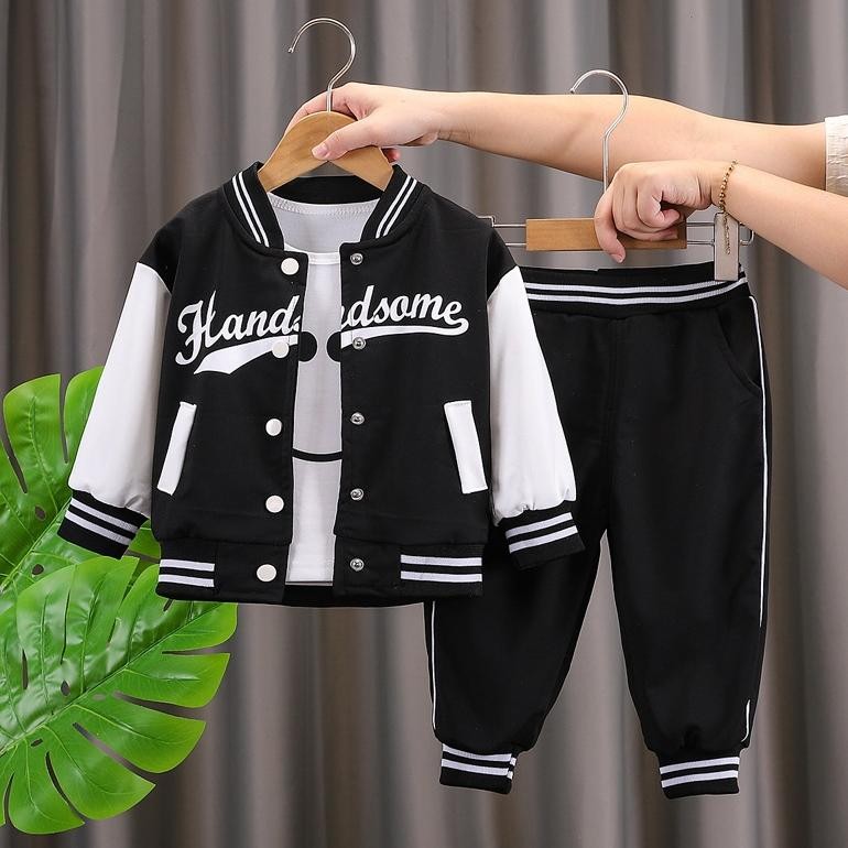 Hot Sale Setelan Olahraga Anak Laki Laki 6 Bulan - 5 Tahun Setelan Jaket Anak Laki Laki Import