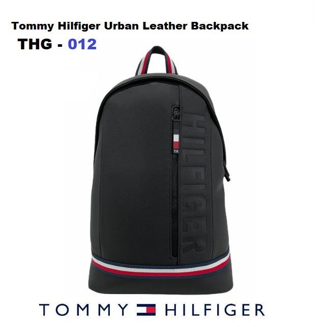 Backpack Tas Ransel Tommy Hilfigher Urban Leather THG - 012 Original