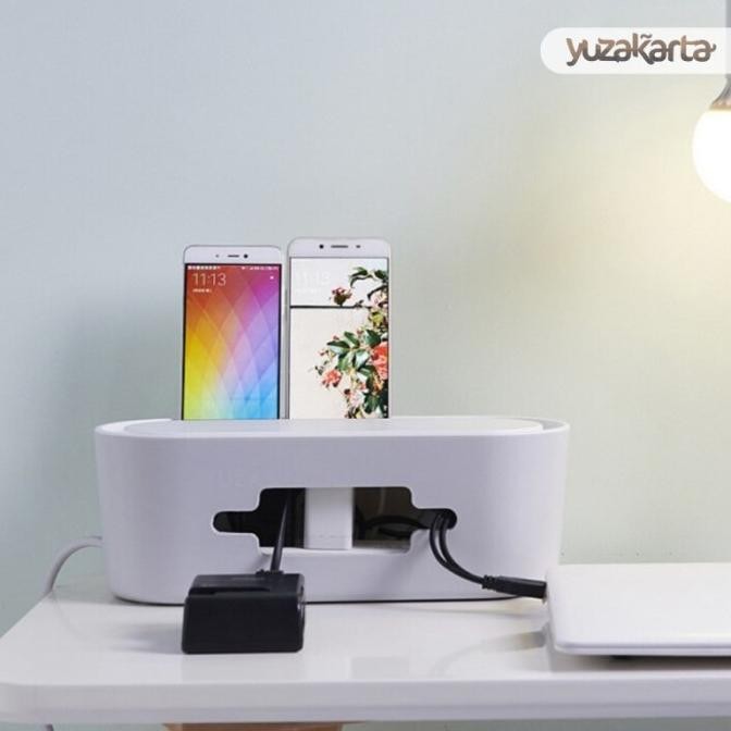 

BRG BARU Kotak Box Tempat Organizer Perapih Pengatur Kabel Charger Cable