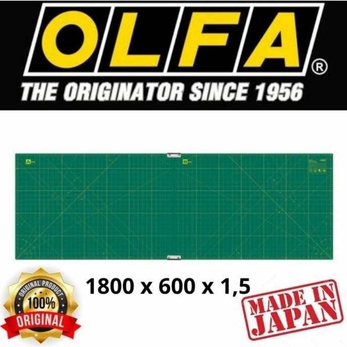 

Terlaris Matras Alas Pemotong 1800 x 600 CM Cutting Mat RM-CLIP/2 Olfa SALE