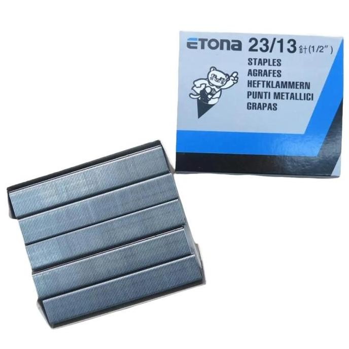 

BRG BARU PAKET BUNDLING 3 PACK Staples isi Stapler Refill Etona No. 23/13 Termurah atom staples Binder Stationery
