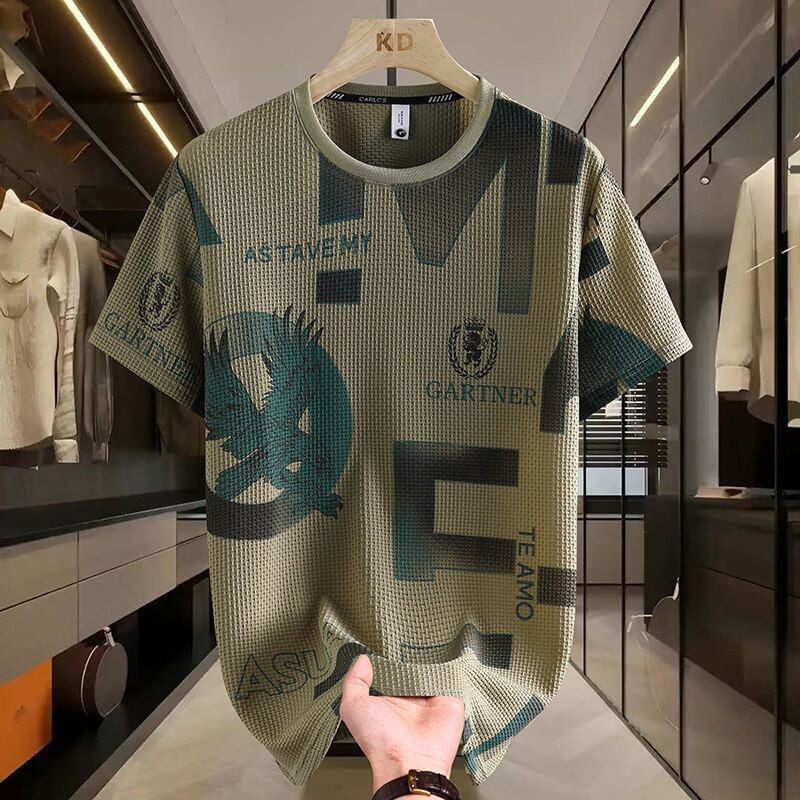 Baju Pria Gaya Korea, Baju Pria Musim Panas, Modis, Nyaman/Lengan Pendek/T Baju Kaos/z Atasan