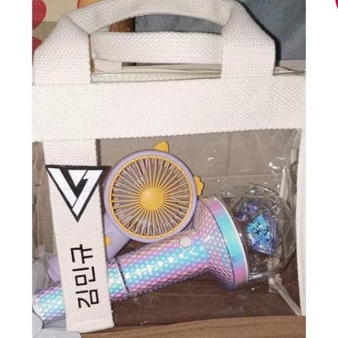 Murah Minnah Bag Zipper Tas Konser Pvc Seventeen Svt Kpop Korea Tas Kpop Tas Pvc
