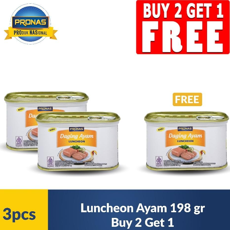 

Buy 2 Get 1 Prona Luncheon Ayam 198 G Buy 2 Get 1
