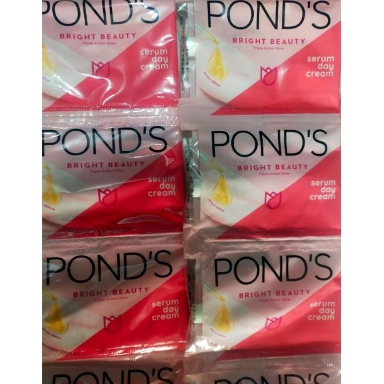 PONDS BRIGHT BEAUTY SERUM DAY CREAM sachet 7,5g (cek deskripsi)