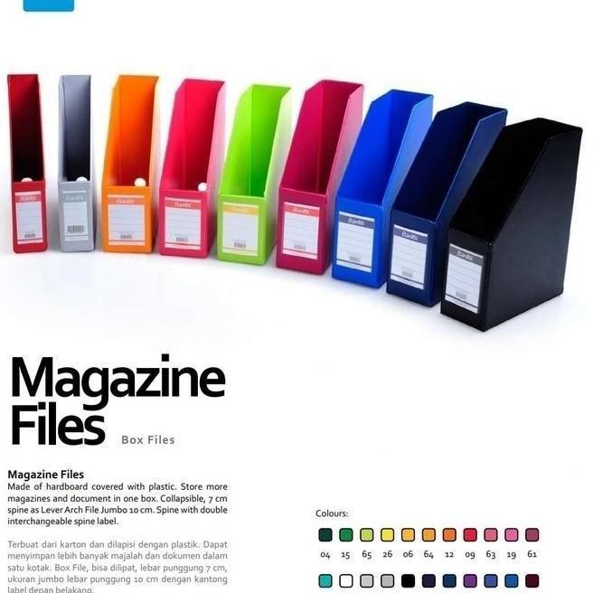 

Box File Bantex 4011 Magazine File F4 Folio