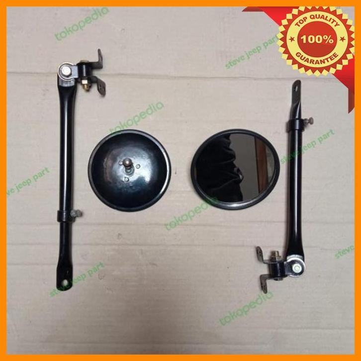 (STE) KACA SPION JEEP WILLYS+GAGANG SPION JEEP WILLYS. HARGA PER 1SET
