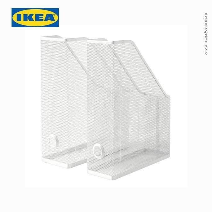 

IKEA DRNJNS Tempat Buku Majalah 32x26x10 cm Isi 2Pcs