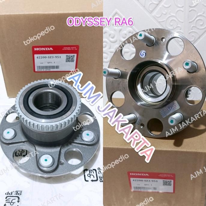 BEARING LAHER RODA BELAKANG ODYSSEY RA6 2000-2003 ORI JAPAN QUALITY TOP