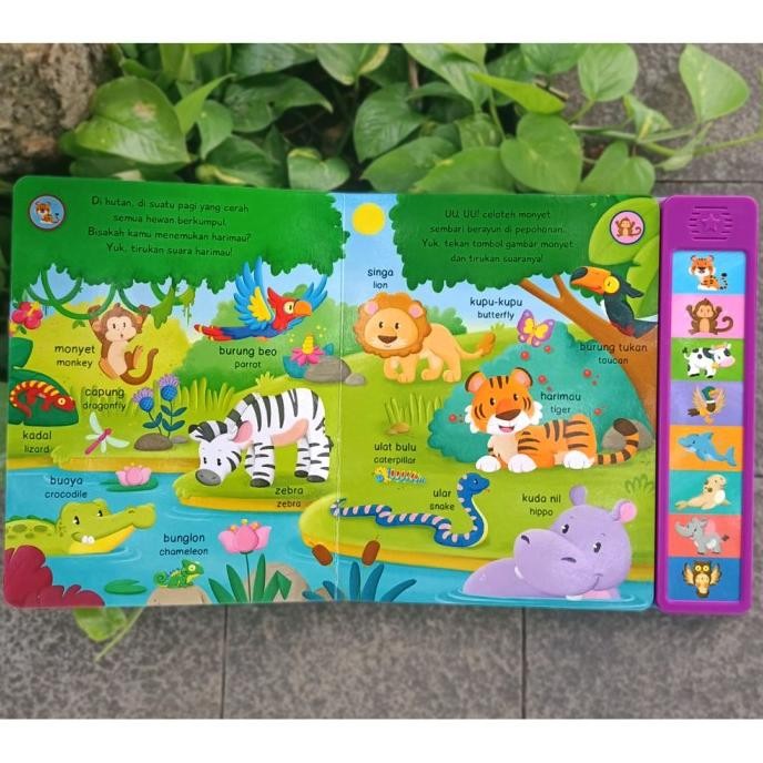 

Hewan Pertamaku Sound Book (8 suara hewan & 50 nama hewan bilingual) STS