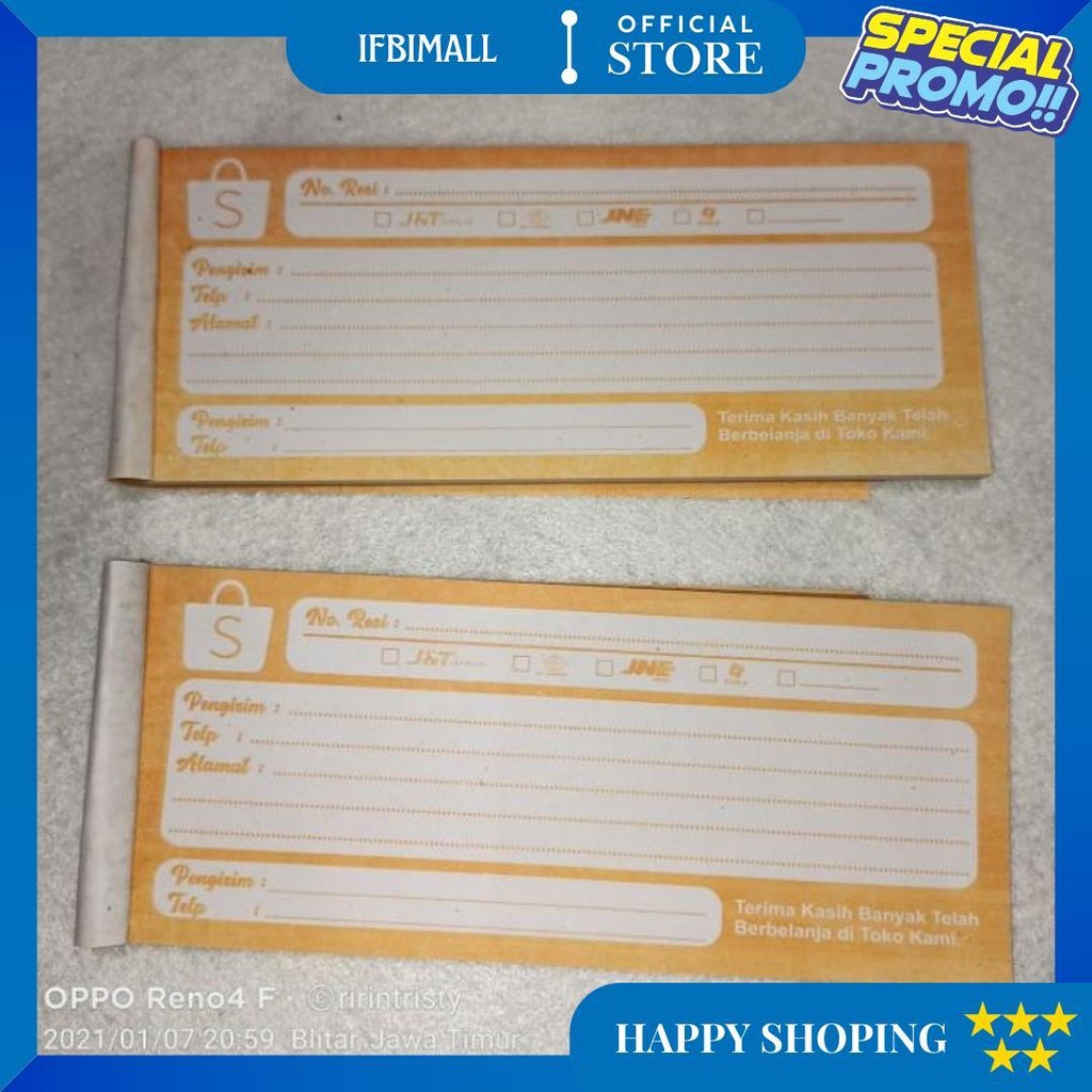 

Label Pengiriman Termurah Grosir/ Nota Pengiriman D Promo 10.10