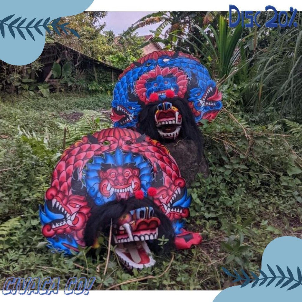 Mainan Tradisional Barongan Telon|Barongan Devil|Barongan Anak|Barongan Dewasa|Barongan Kayu|Baronga