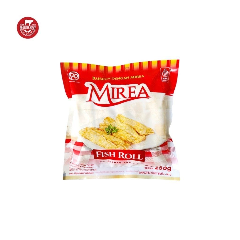 

Mirea Fish Roll 250gr, Olahan Seafood - Brothermeatshop