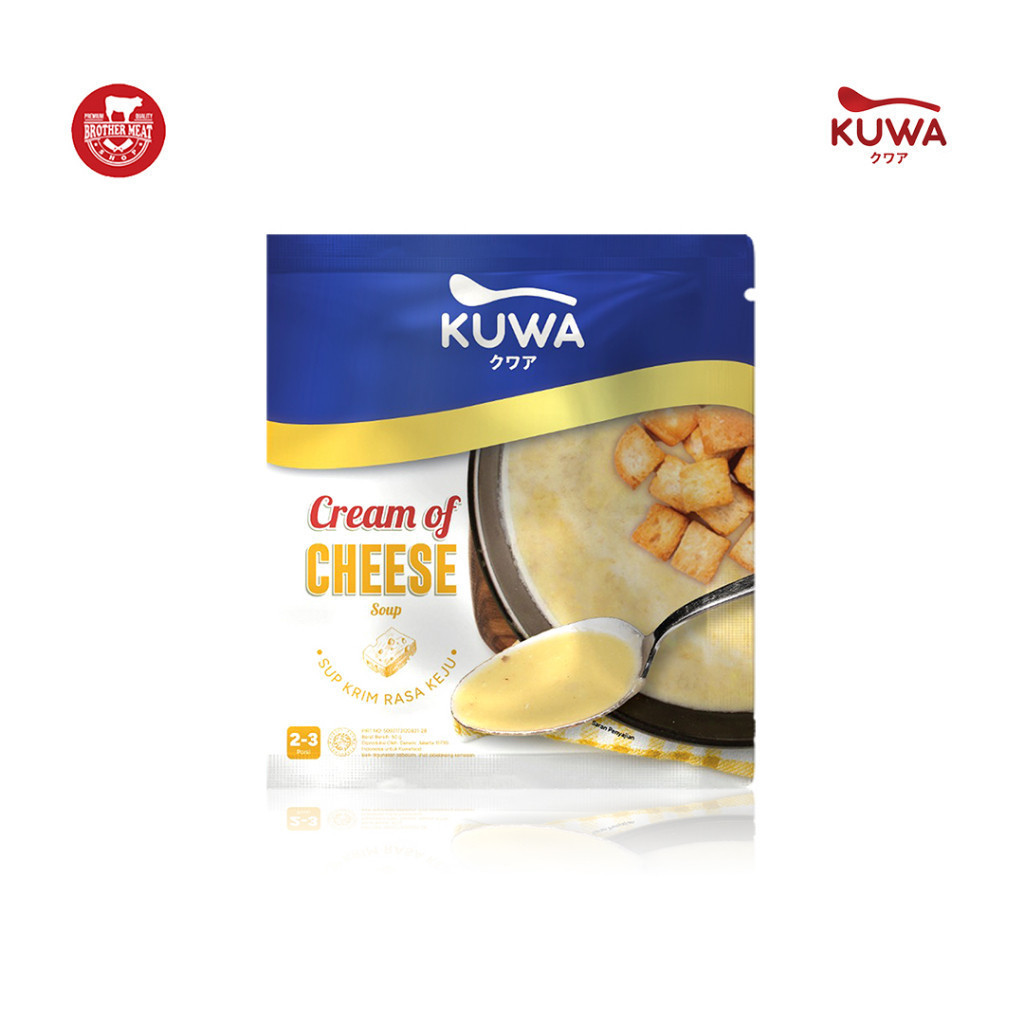 

KUWA Cream Of Cheese Soup 40gr, Sup Krim Rasa Keju
