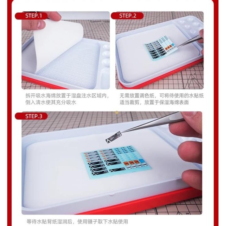 

BIG SALE WET PAINTING PALETTE AND PARTS - HOBBY MIO 30050009 !!!!!