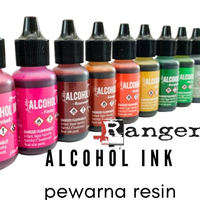 

Sale Alcohol Ink Pitch Black Pewarna Resin