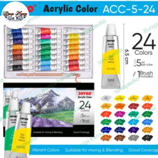 Sale Cat Akrilik Set Joyko 24 Warna