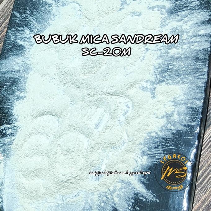 bubuk mica / bubuk mica pearl / silver white @1kg