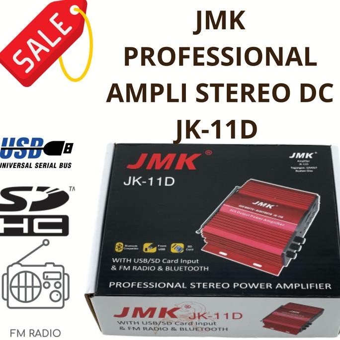 AMPLI MOBIL AMPLIFIER MOBIL DC 12V JMK JK11D