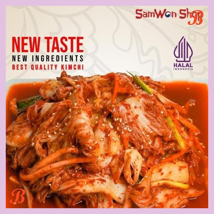 

| SMW | KIMCHI MIX SAWI WORTEL LOBAK FRESH 500 GRAM SAMWON MAKANAN KOREA