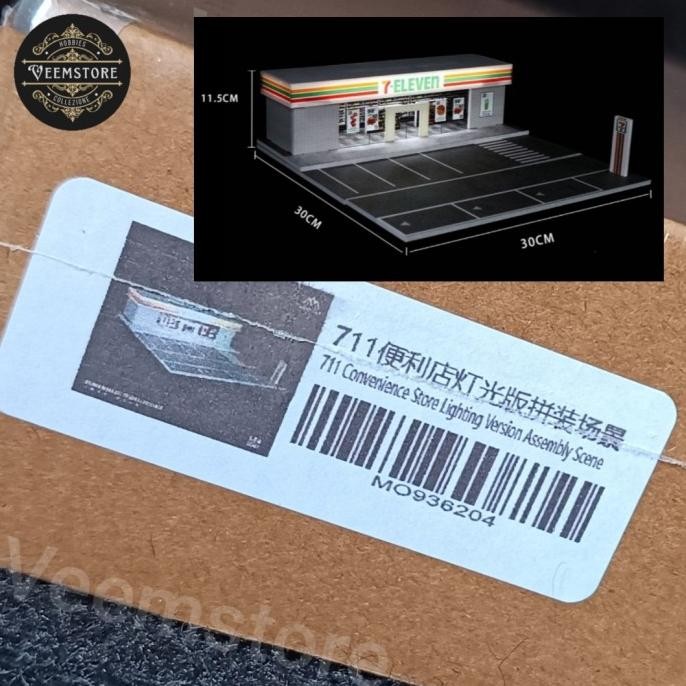 Figure 1:64 Diorama 7-Eleven Store [More Art] dengan Lampu