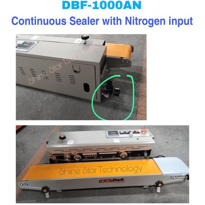 TERMURAH - Continuous Sealer With Nitrogen Inlet DBF-1000AN DBF-1000ANF HeavyPack