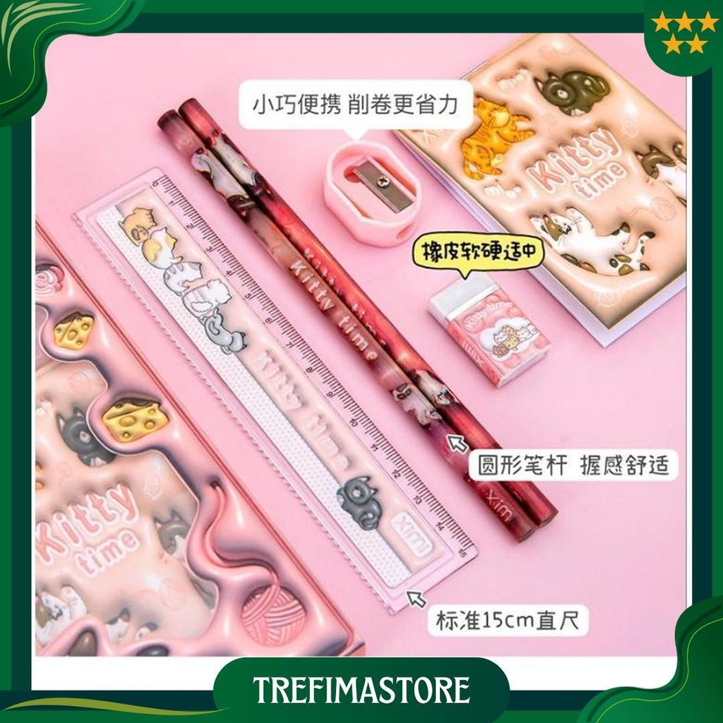 

Alat Tulis Set Sekolah Pensil Kotak Berkarakter Promo 4.4