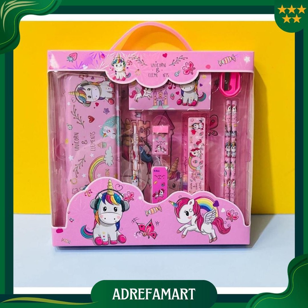 

Sg17 - Paket Alat Tulis Set 9 In 1 / Stationary Set Alat Tulis Sekolah Isi 9 Pcs / Perlengkapan Sekolah Lengkap Anak Sd / Paket Alat Tulis Motif Karakter Lucu Best Seller