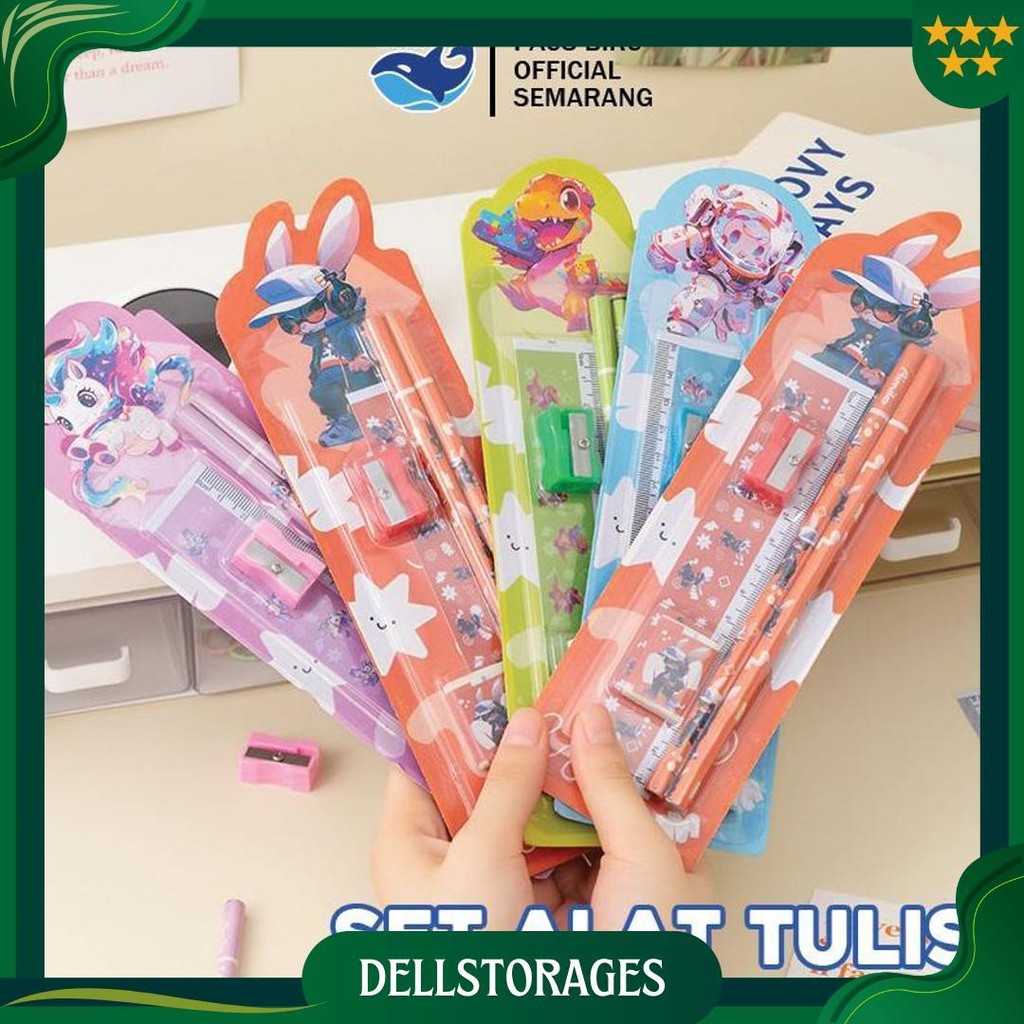 

Paus Biru - Aimilo Set Alat Tulis Cocok Untuk Tempat Pensil Penggaris Penghapus Lengkap Kartun Pengserut Penghapus Penggaris Masuk Kotak Pensil Stationery Anak Laki Laki Perempuan Perlengkapan Sekolah Promo 4.4