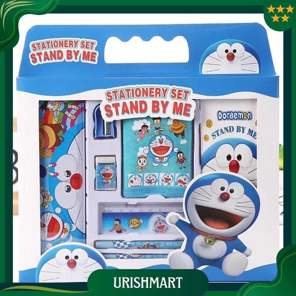

Paket Alat Tulis Set 8 In 1 Box Anak-Anak Sekolah Kartun Pengaris Kotak Pencil Stationary Set 8In1 School Kotak Pensil Promo Puncak