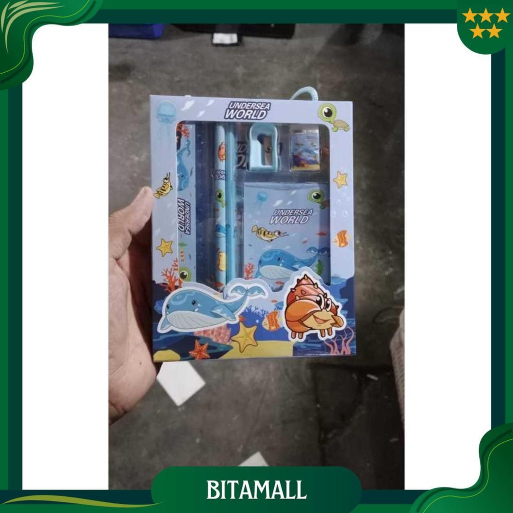 

2011 Stationary Set Kotak Pensil Anak Set Stationery Alat Tulis Kotak Pensil Karakter S1397 Promo