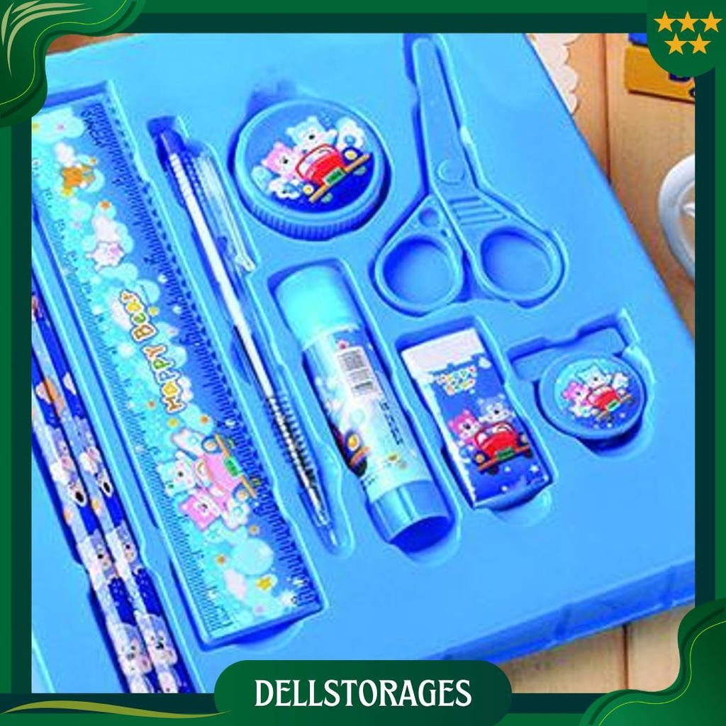 

Paket Alat Tulis Set 9 In 1 Mini Stationery Set Karakter Set Alat Tulis Anak Kado Souvenir Gratis Ongkir