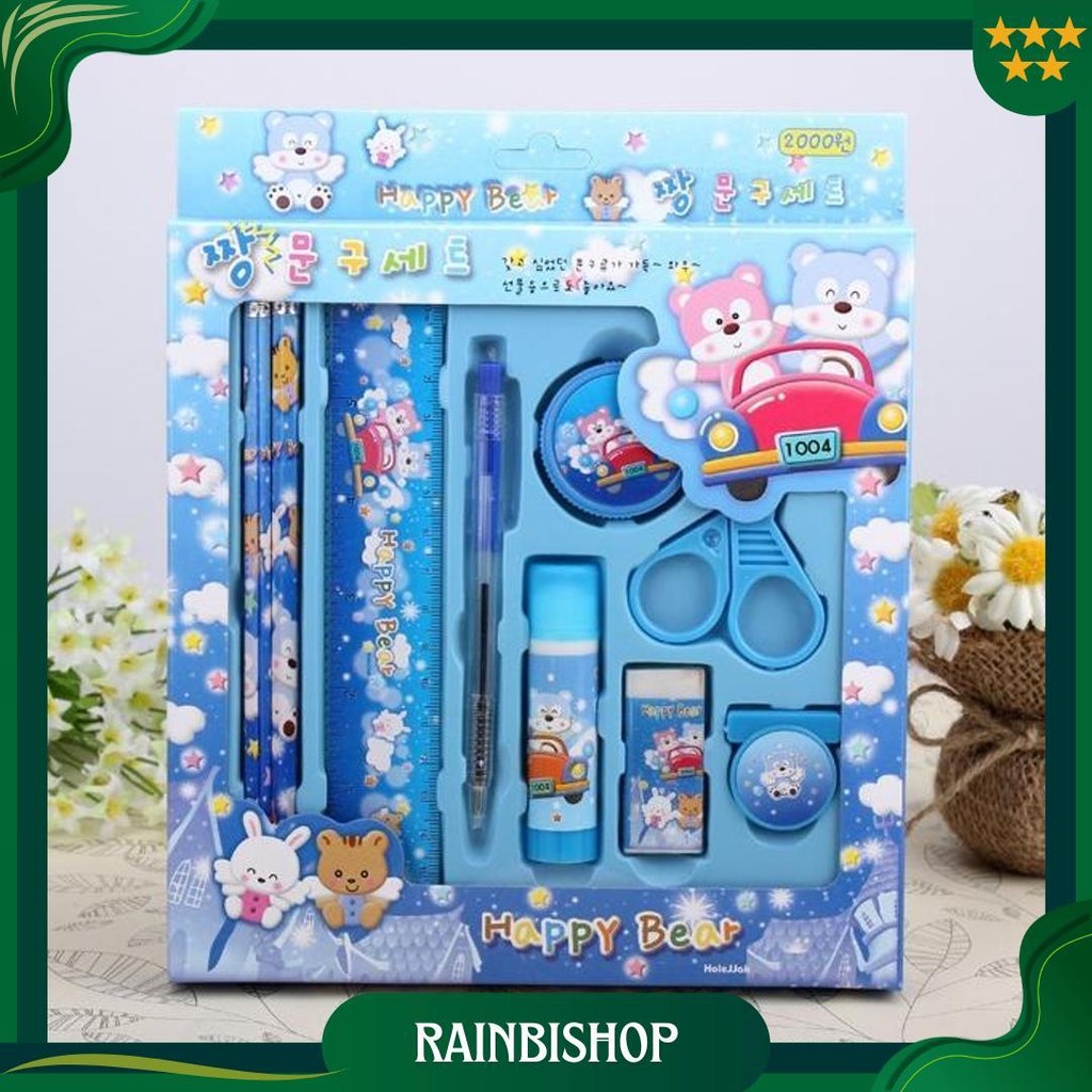 

Paket Alat Tulis Set 9 In 1 Mini Stationery Set Karakter Set Alat Tulis Anak Kado Souvenir Ori