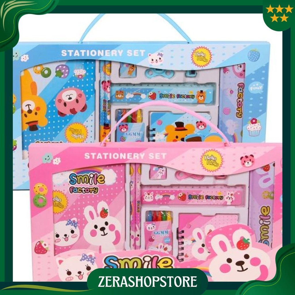 

Diskon Shop - S5982 Set Alat Tulis 8 In 1 / Set Alat Tulis Anak Motif Kartun / Set Alat Tulis 8 In 1 Lucu / Stationery Set 8 In 1 Lucu Ori