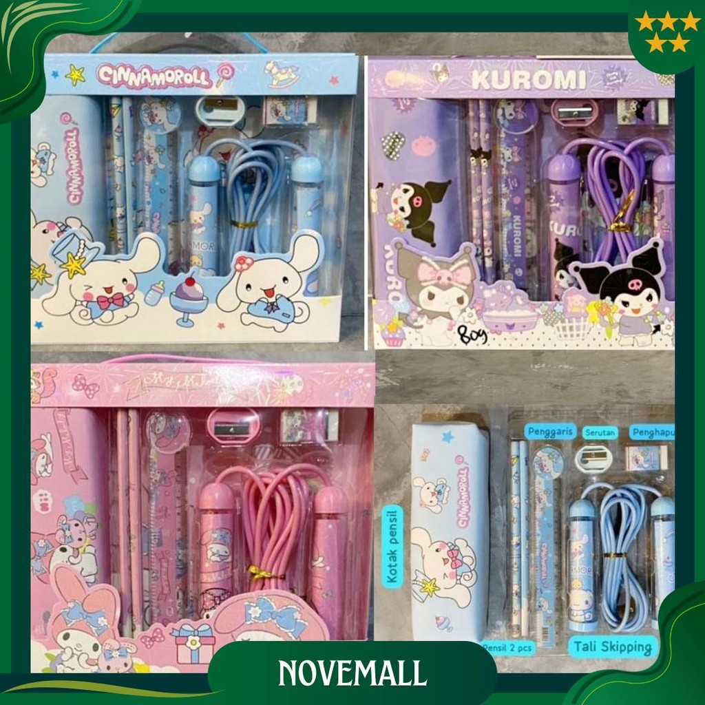

Set Alat Tulis / Kotak Pensil Sanrio / Alat Tulis Anak / Atk Karakter Sanrio / Sovenir Kotak Pensil / Set Stationery / Dusgrip Lucu / Kado Kotak Pensil / Set Tulis Crayon / Set Tulis Kotak Pensil Gratis Ongkir