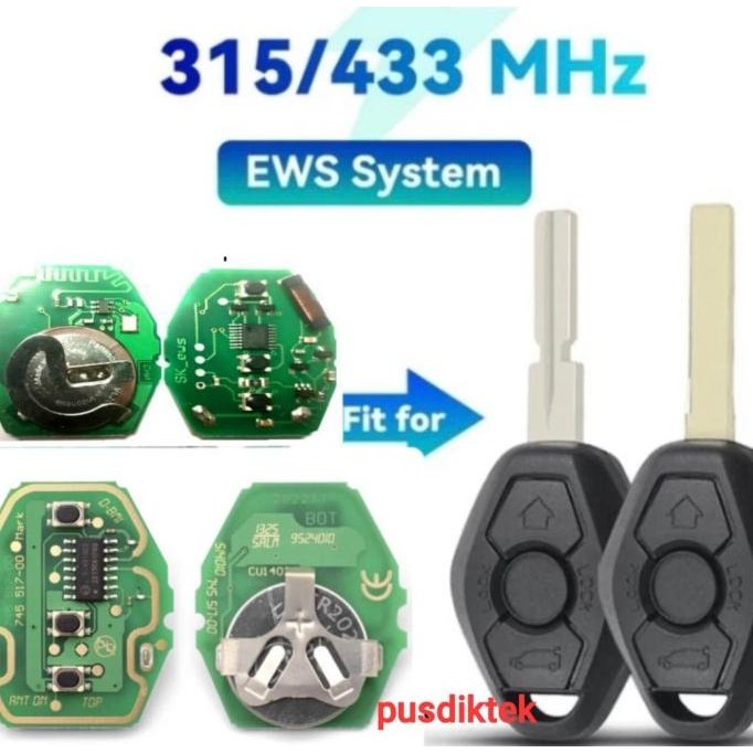 * Remot Bmw Ews System Board 315 433 Mhz E38 E38 E46 *