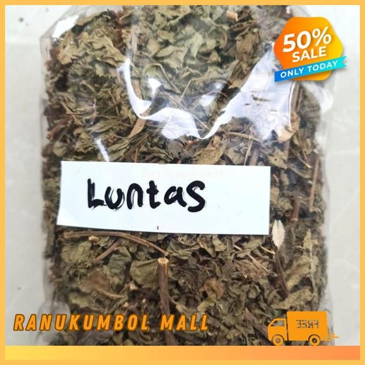 

100GR DAUN LUNTAS KERING DAUN BELUNTAS KERING RANU KUMBOL MALL GRATIS ONGKIR!!!